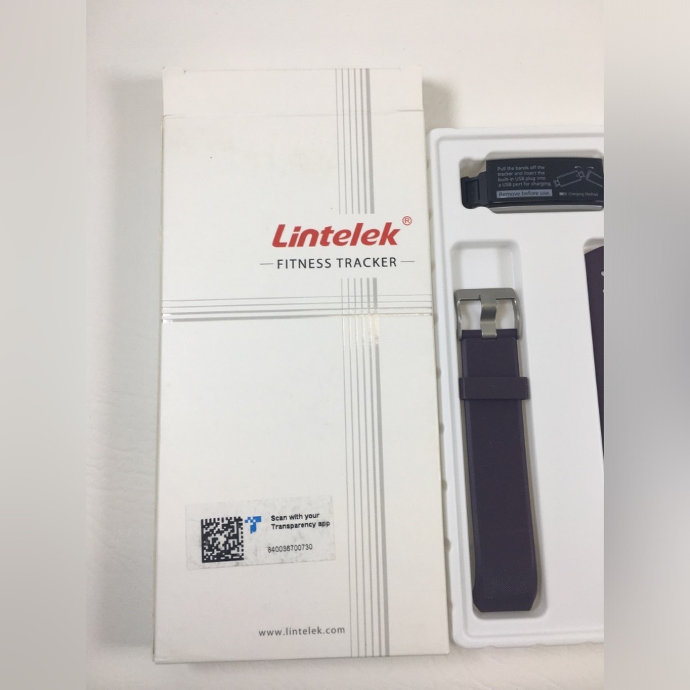 Lintelek ID115 Plus Color HR Smart Band Wrist Fitness Tracker Brown Bands New